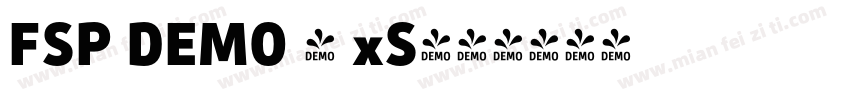 FSP DEMO - xS字体转换
